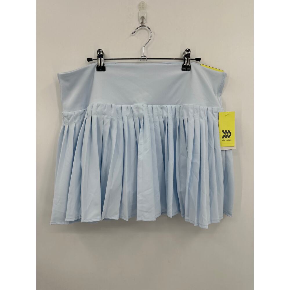 All in Motion High-Rise Pleated Active Skort in Light Blue Size XXL NWT